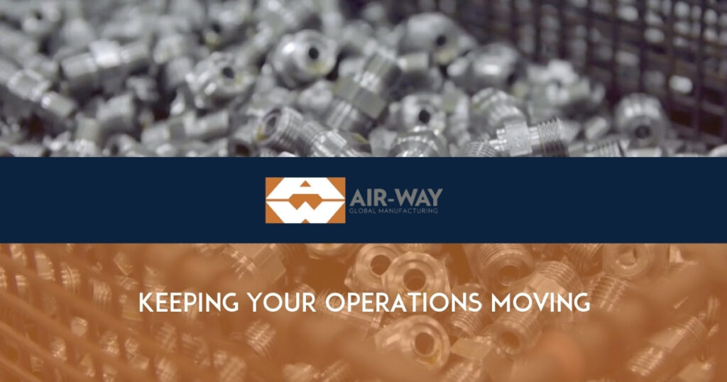 Air-Way’s U.S. Based Hydraulic Fitting Manufacturing Keeps Your Operation Moving