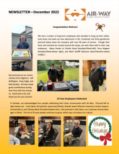 Newsletter–December 2022 Page 1 1